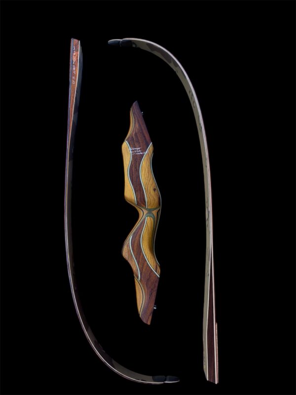 Heritage T.D. Recurve; RH, Short Riser, Long limbs,62" AMO, 52#@28" - Image 10