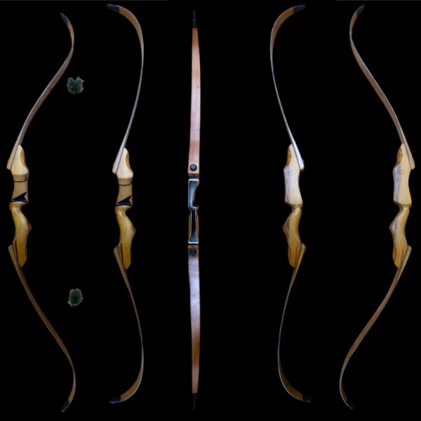 60” RH Heritage Takedown Recurve, 45#@28”
