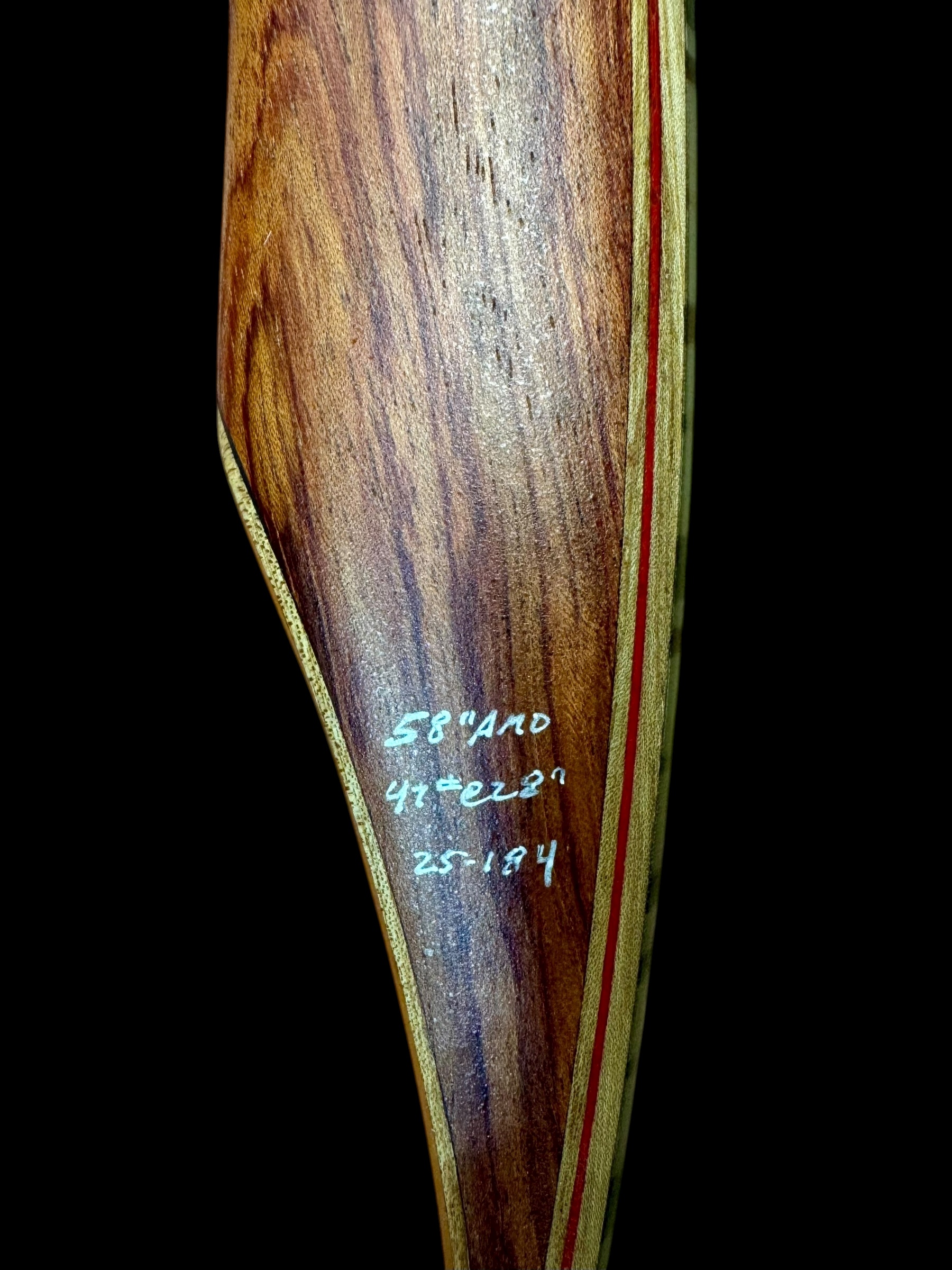 58″ RH Arcadia Longbow, 47#@28″ - Image 10