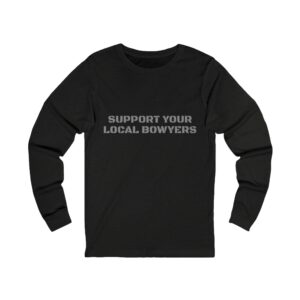 Kalamazoo Bow Works Support Your Local Bowyers Long Sleeve Tee - Image 3