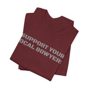 Kalamazoo Bow Works, Support Your Local Bowyers Graphic T-Shirt - Image 23
