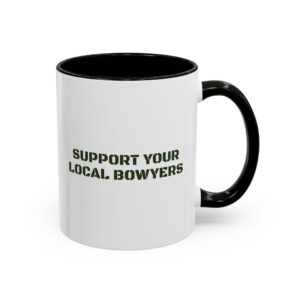 Kalamazoo Bow Works, Support Your Local Bowyers Mug - Image 3