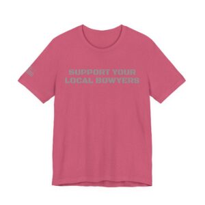Kalamazoo Bow Works, Support Your Local Bowyers Graphic T-Shirt - Image 17