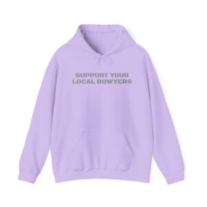 Kalamazoo Bow Works, Support Your Local Bowyers Hoodie - Image 11