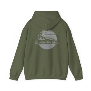 Alternative view of Kalamazoo Bow Works, Support Your Local Bowyers Hoodie
