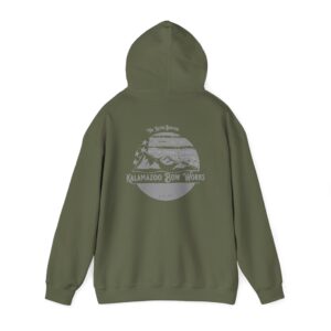 Kalamazoo Bow Works, Support Your Local Bowyers Hoodie - Image 3