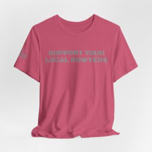 Kalamazoo Bow Works, Support Your Local Bowyers Graphic T-Shirt - Image 20