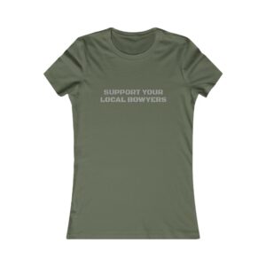 Kalamazoo Bow Works, Support Your Local Bowyers Women's T-Shirt - Image 6