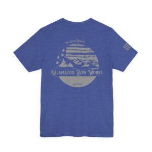 Kalamazoo Bow Works, Support Your Local Bowyers Graphic T-Shirt - Image 14