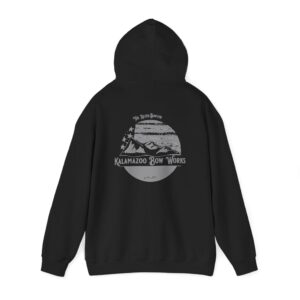 Kalamazoo Bow Works, Support Your Local Bowyers Hoodie - Image 6