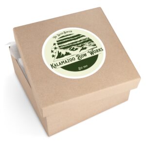 Kalamazoo Bow Works Round Sticker - Image 9
