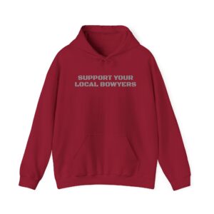 Kalamazoo Bow Works, Support Your Local Bowyers Hoodie - Image 20