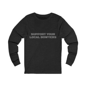 Kalamazoo Bow Works Support Your Local Bowyers Long Sleeve Tee - Image 12