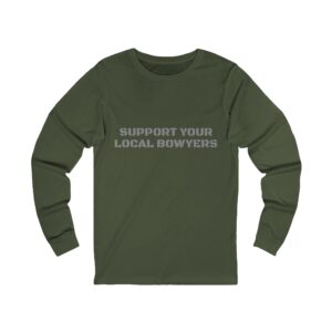 Kalamazoo Bow Works Support Your Local Bowyers Long Sleeve Tee - Image 6
