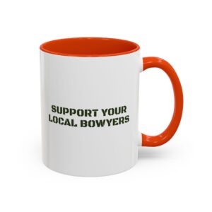 Kalamazoo Bow Works, Support Your Local Bowyers Mug - Image 34