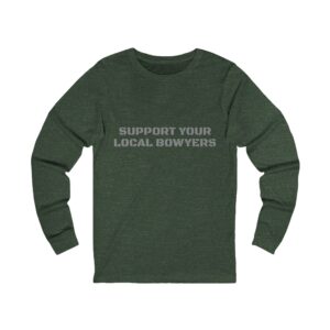 Kalamazoo Bow Works Support Your Local Bowyers Long Sleeve Tee - Image 8