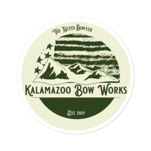 Kalamazoo Bow Works Round Sticker
